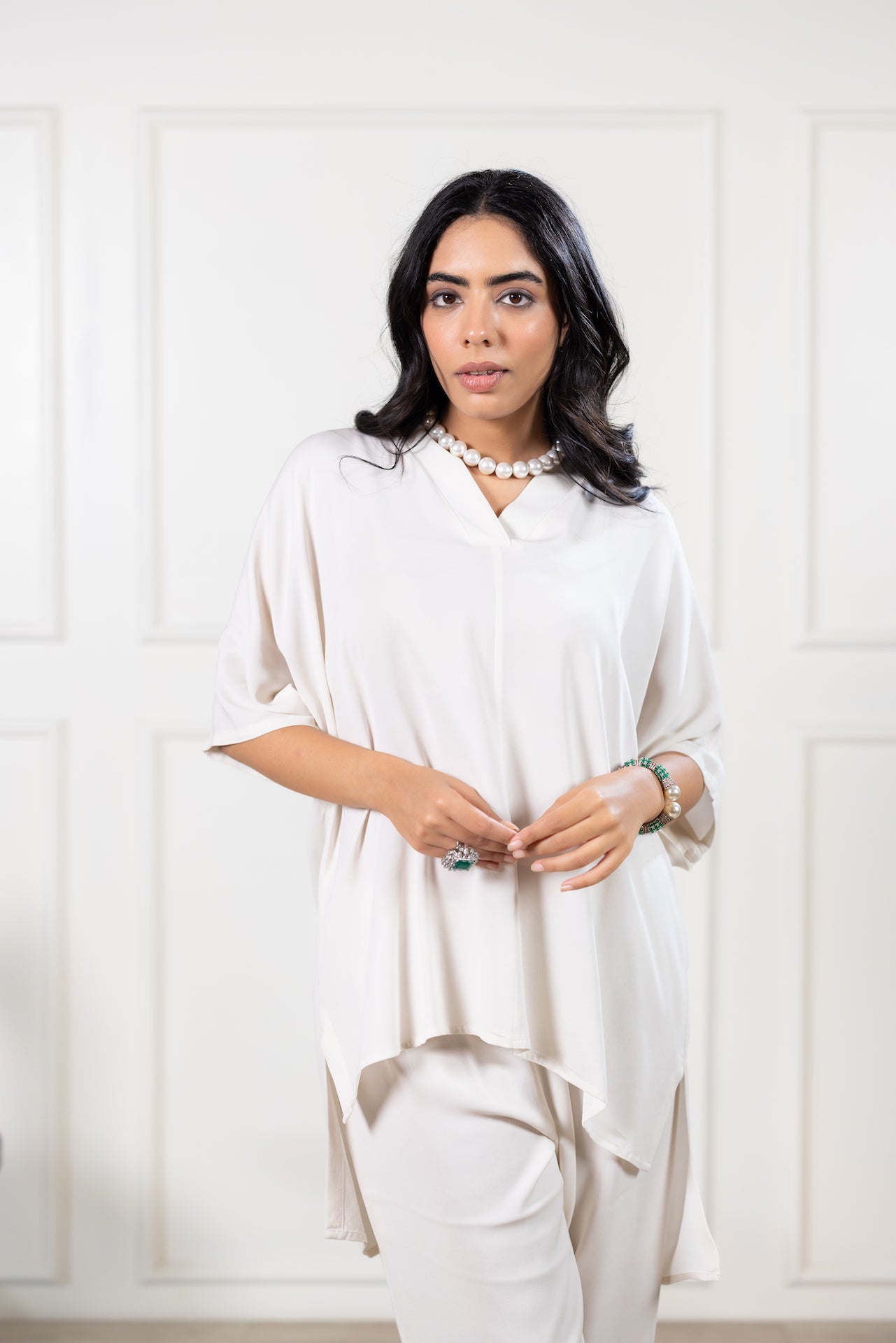UNO Sol - Peru White Co-ord Set