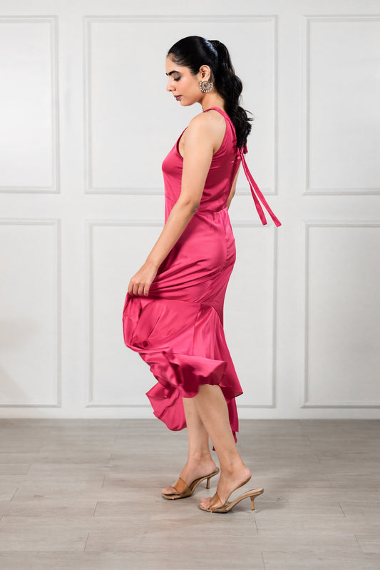 UNO Mystique - Lima Pink Cocktail Dress